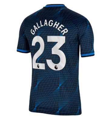 Chelsea Conor Gallagher #23 Replika Udebanetrøje 2023-24 Kortærmet